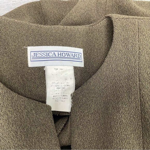 🍁 Vintage Jessica Howard Pearl Button Blazer Jacket Coat sz 6 - Picture 6 of 6